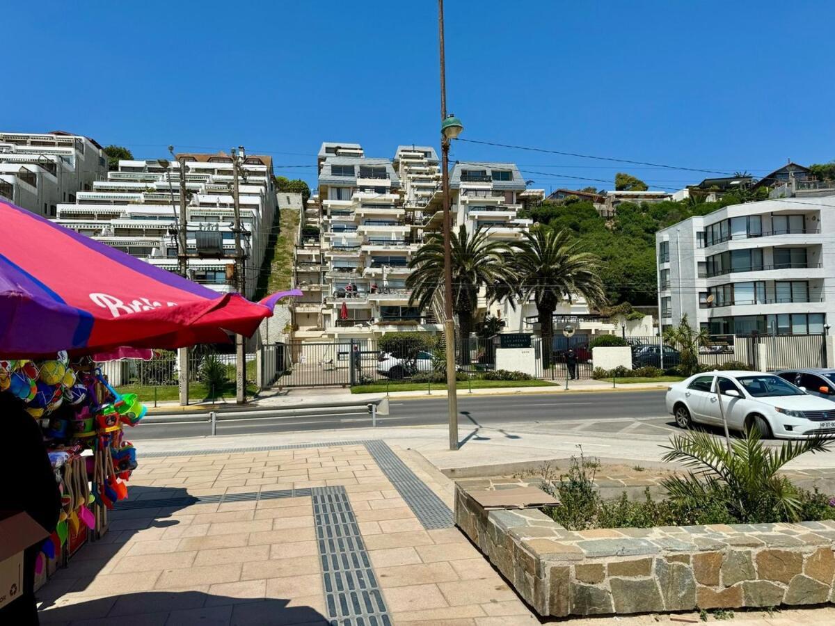 Apartamento Playa En Concon-quincho-estac Privado