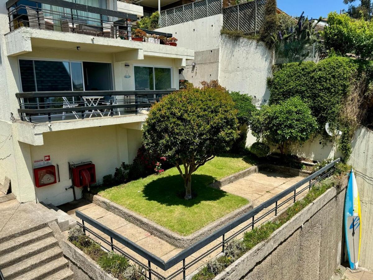 Apartamento Playa En Concon-quincho-estac Privado